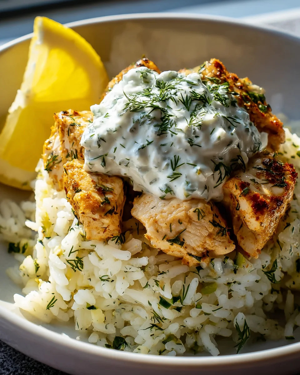 Leckeres Chicken Tzatziki Reis Auflauf Rezept für dich!