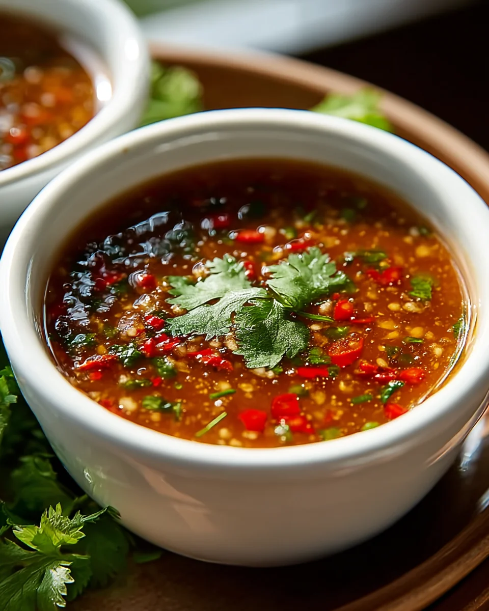 Leckere Thai Dipping Sauce für perfekte Snacks und Gerichte