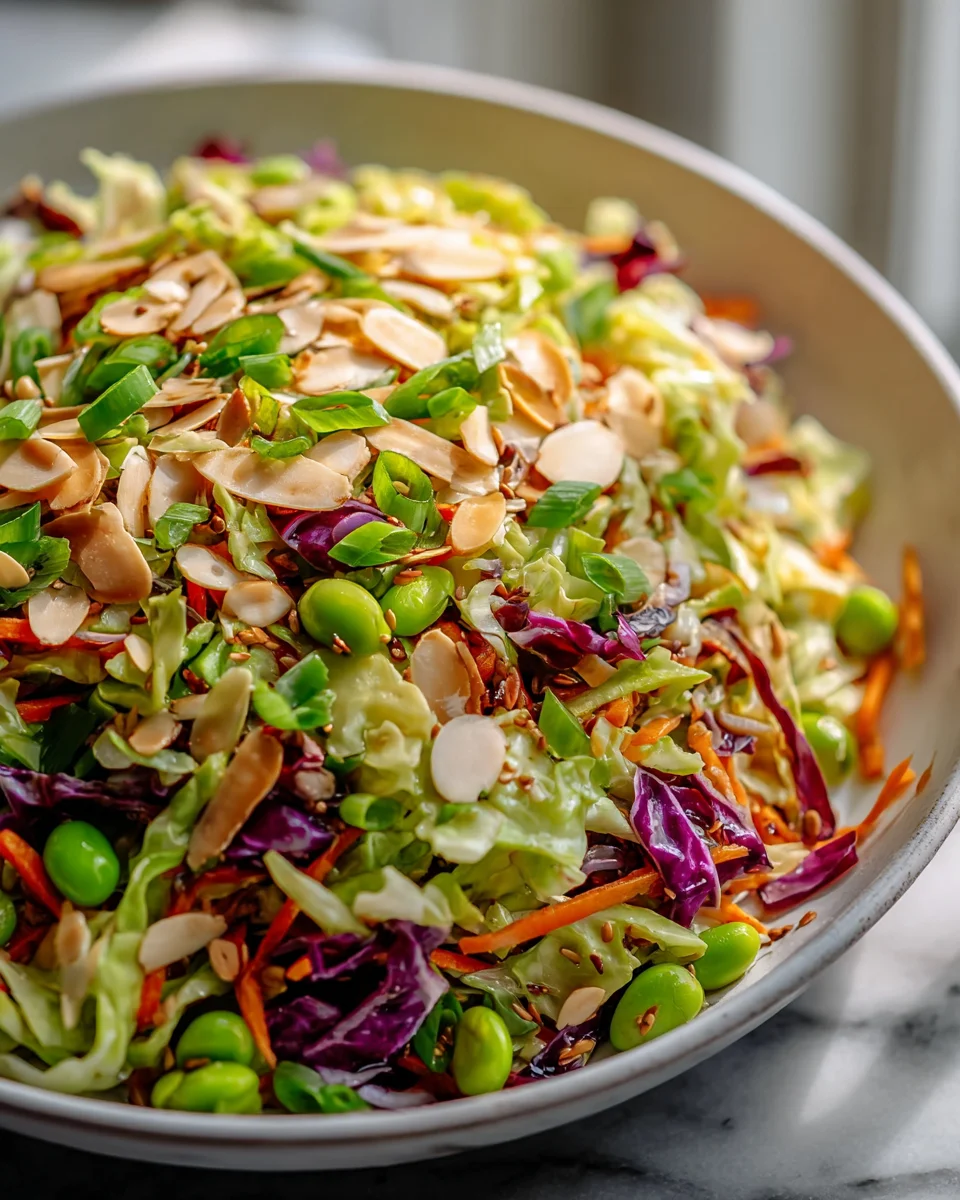 Knuspriger Kohl-Edamame-Salat – Gesund und lecker!