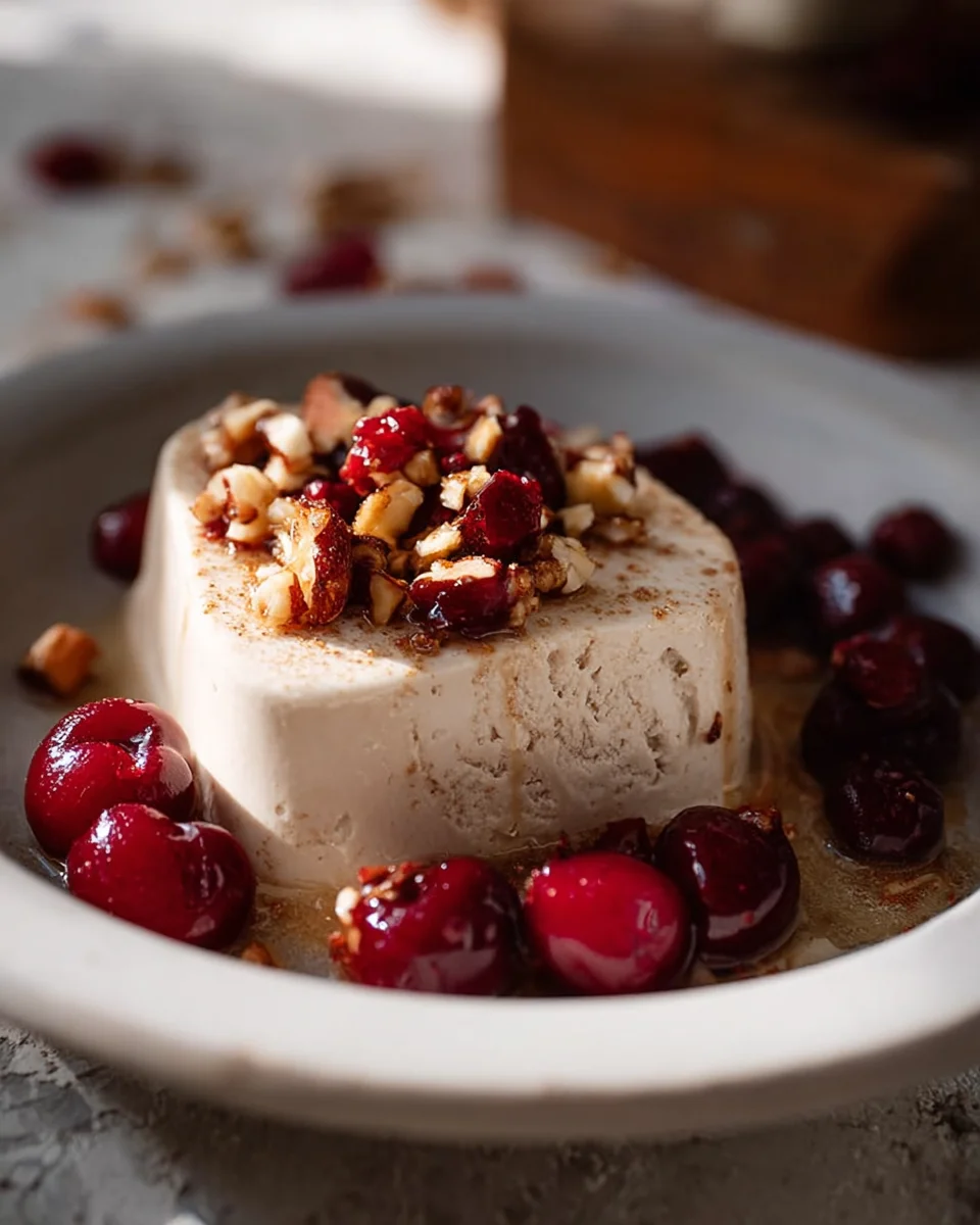 Cremiges Zimtparfait mit gebrannten Mandeln genießen!