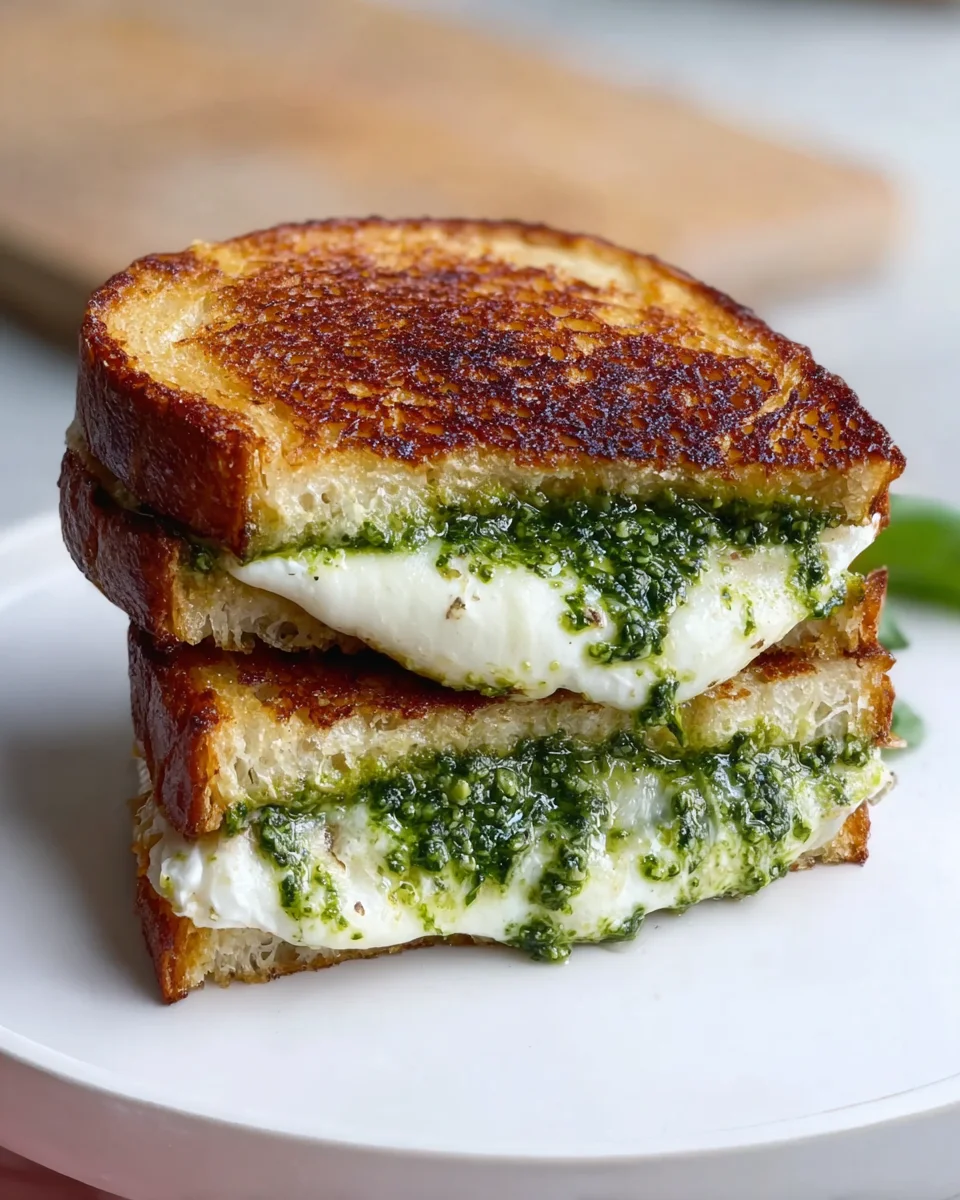 Melty Burrata Grilled Cheese Sandwich – Ein Genuss für Käseliebhaber!