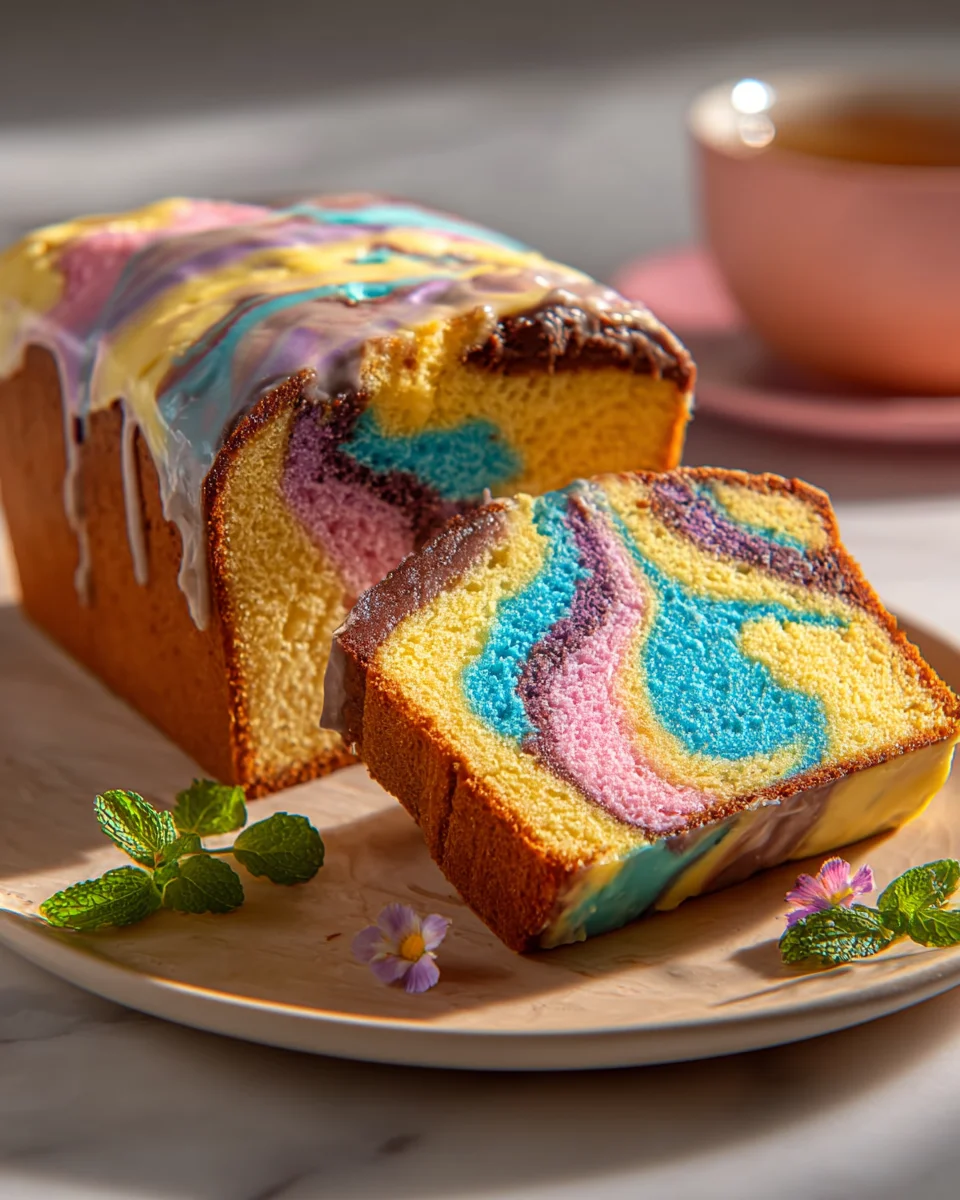 Kunterbunter Marmorkuchen: Leckeres Rezept für jeden Anlass