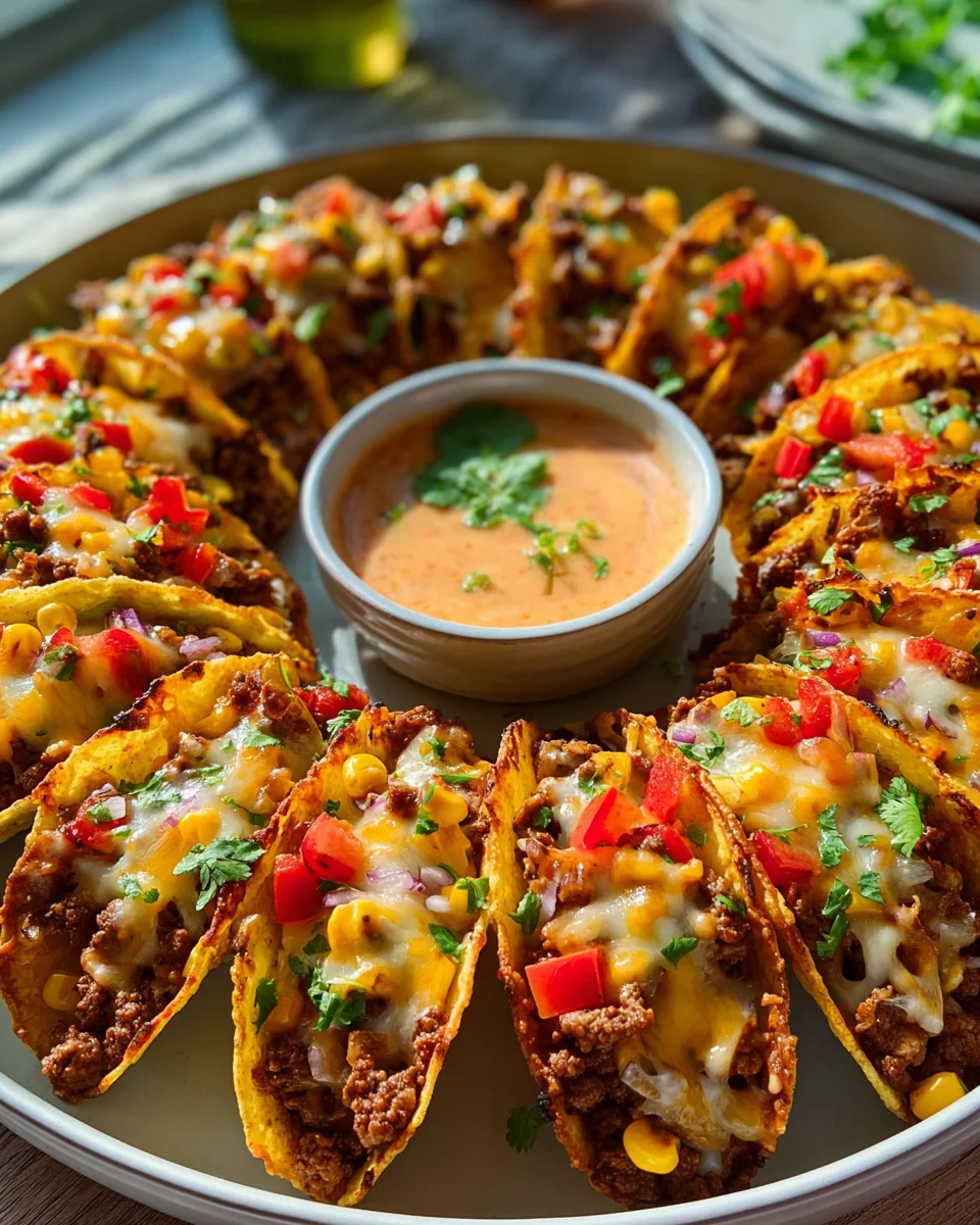 Würzige Mini Tacos mit saftiger Rindfleischfüllung