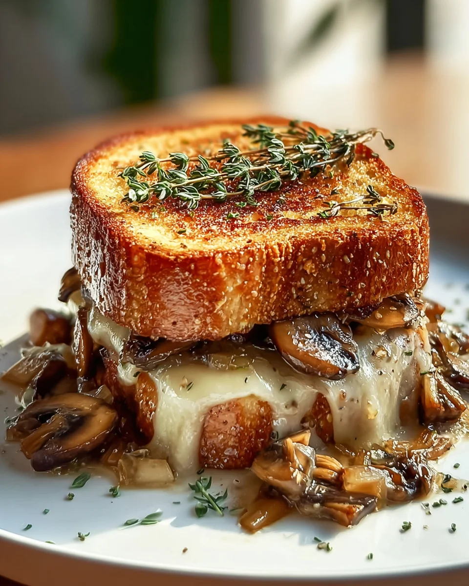 Swiss Mushroom Melt Sandwich: Das ultimative Rezept erleben!