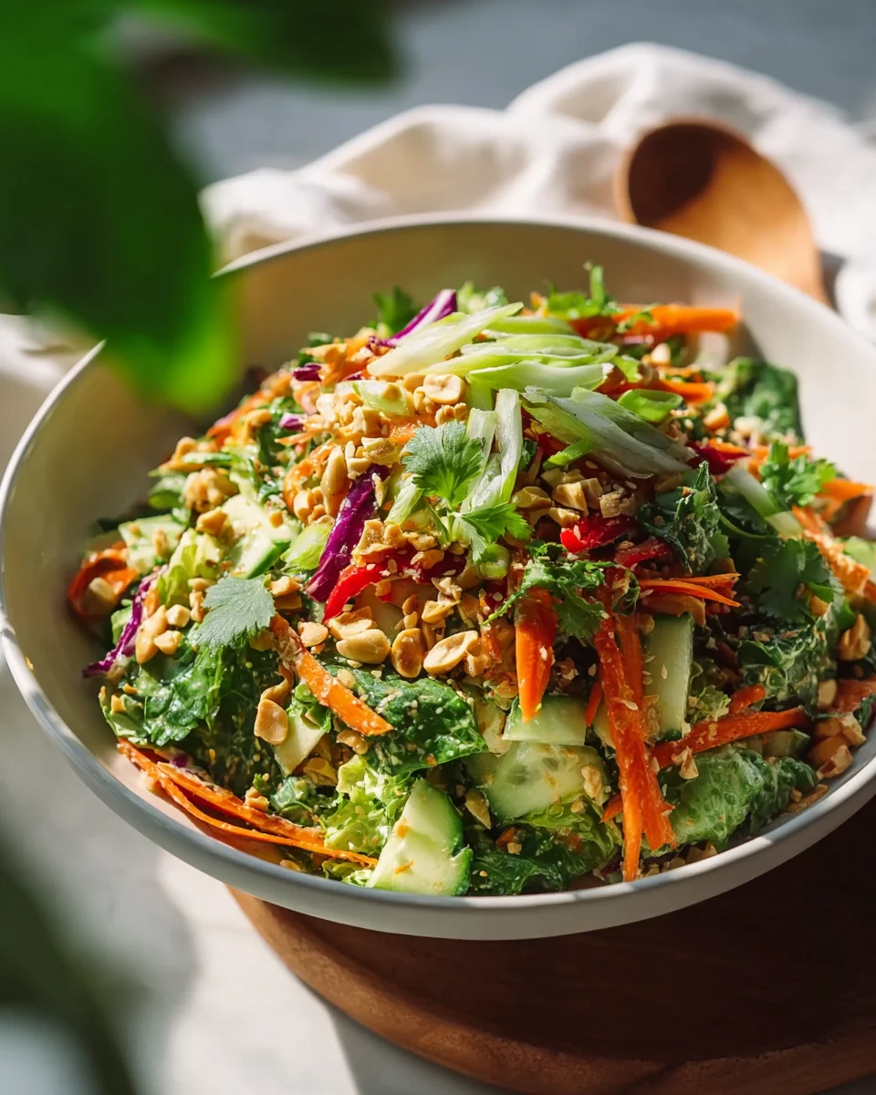 Erdnuss Knusper Salat: Ultimatives Rezept für deine Sinne!