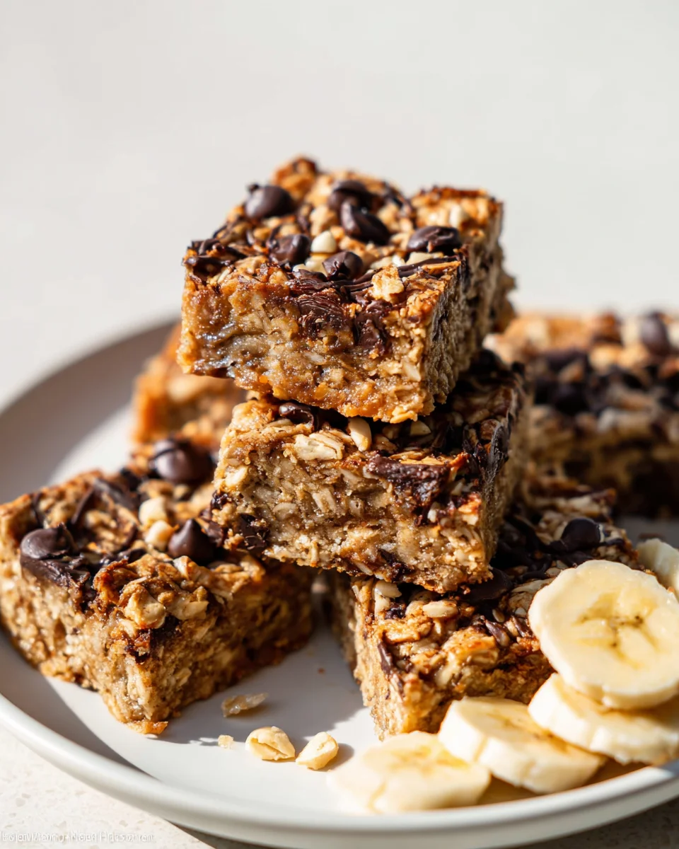 Nussige Bananen Hafer Riegel – Gesunder Snack für jeden Tag!