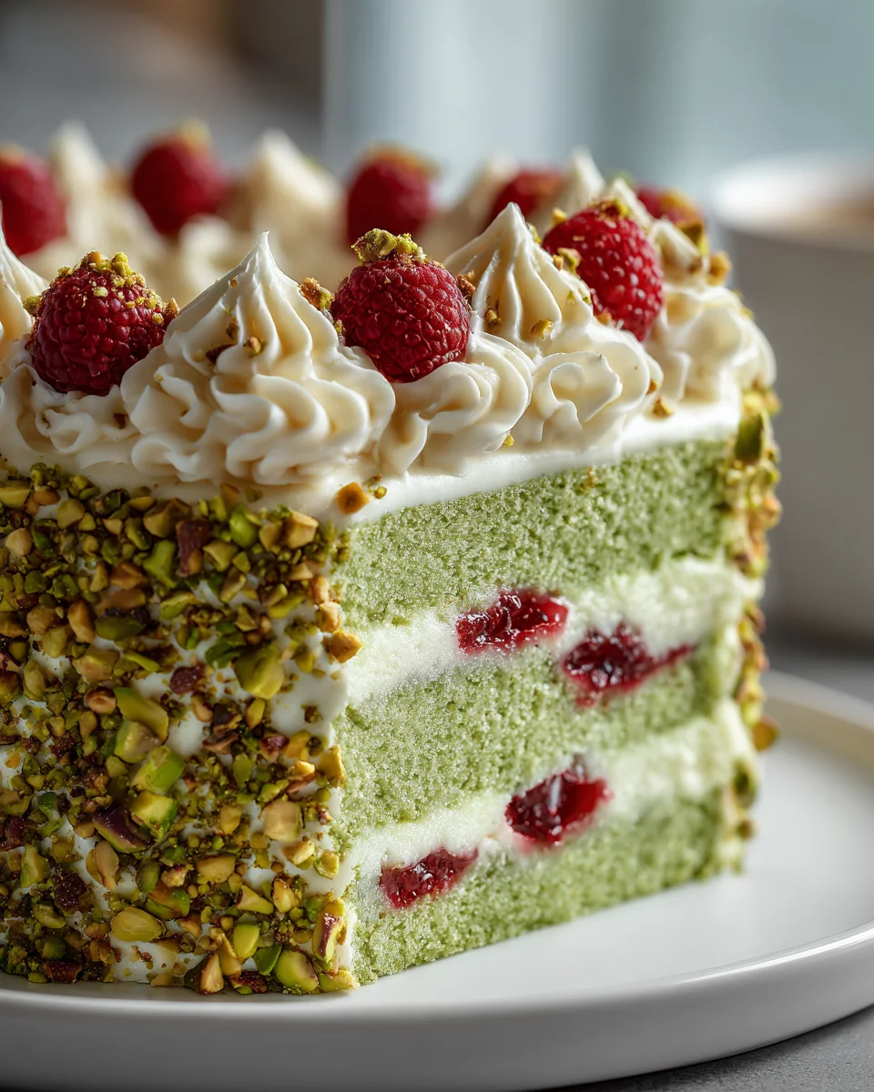 Himmlisches Pistazien-Himbeer-Kuchen Rezept für Genießer