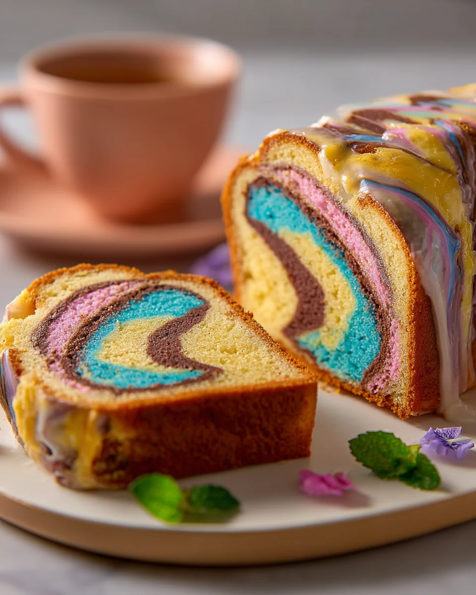 Kunterbunter Marmorkuchen: Leckeres Rezept für jeden Anlass