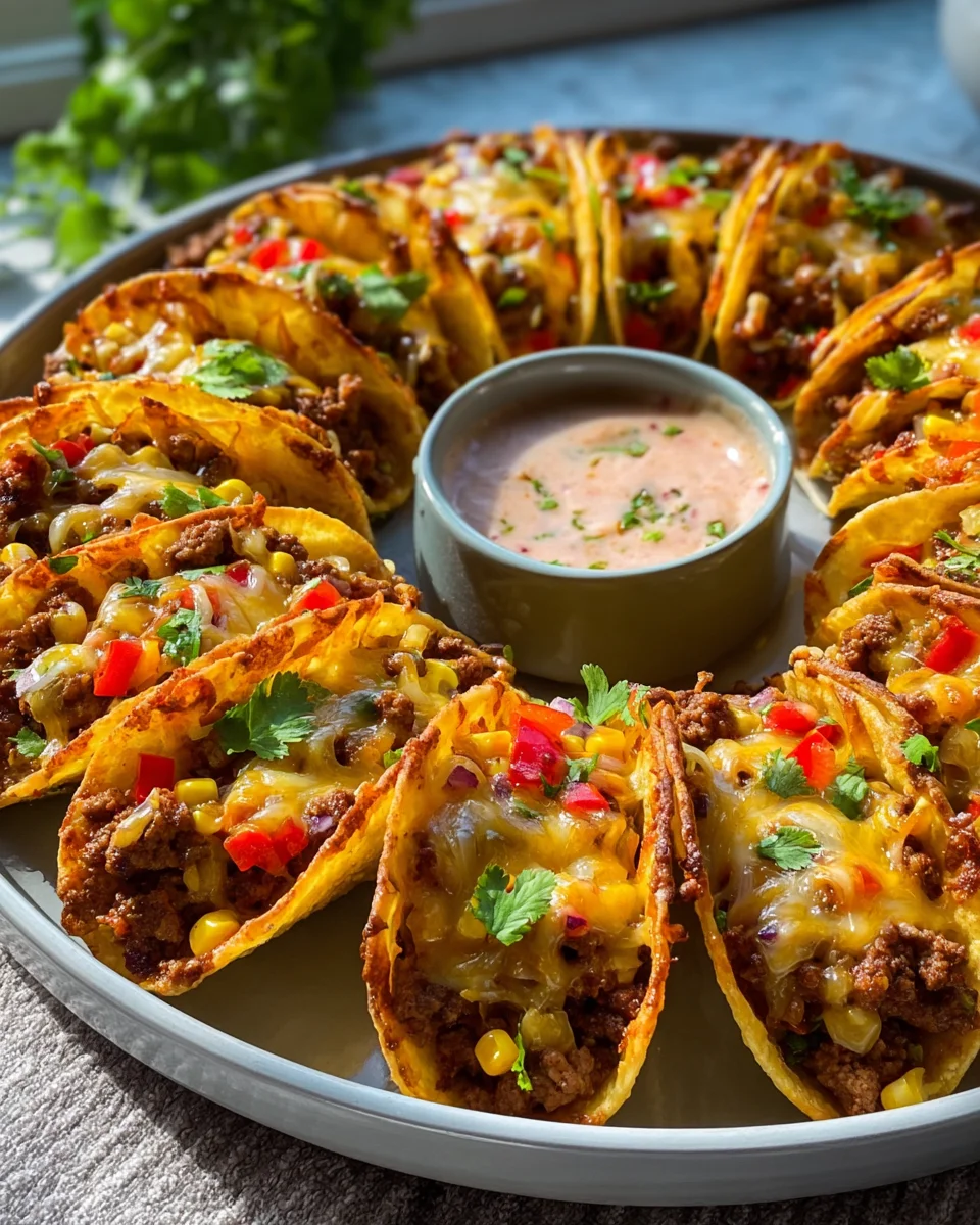 Würzige Mini Tacos mit saftiger Rindfleischfüllung