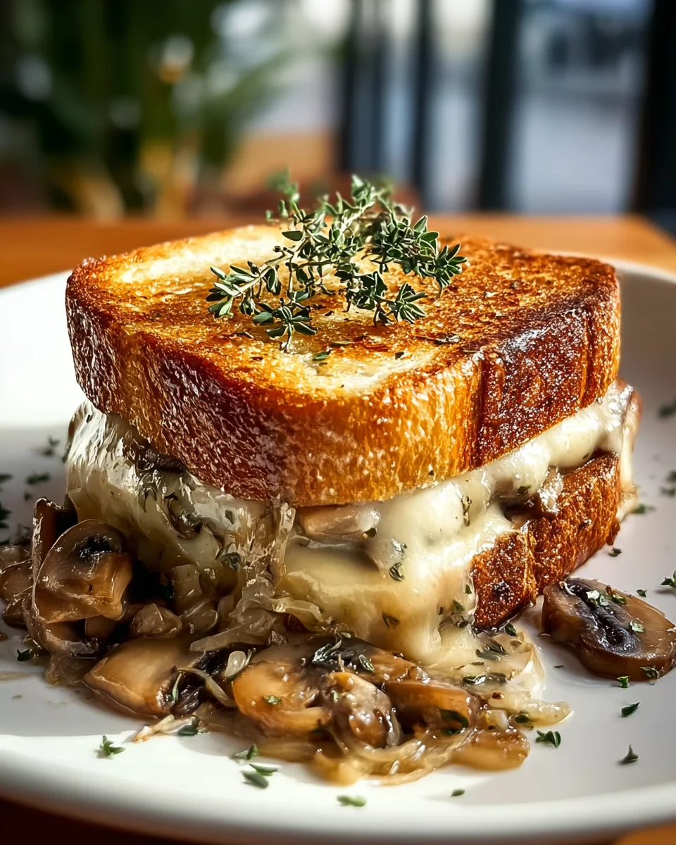 Swiss Mushroom Melt Sandwich: Das ultimative Rezept erleben!