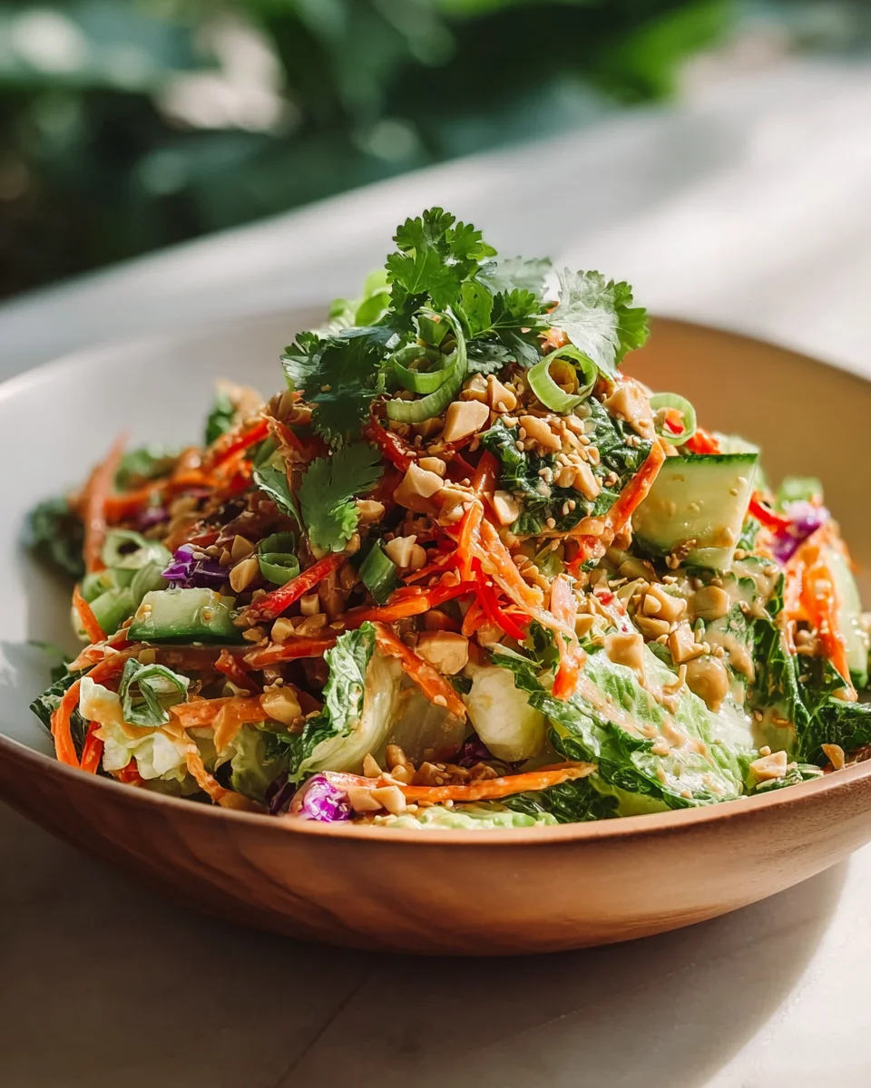 Erdnuss Knusper Salat: Ultimatives Rezept für deine Sinne!