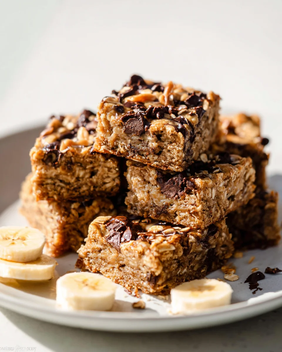 Nussige Bananen Hafer Riegel – Gesunder Snack für jeden Tag!