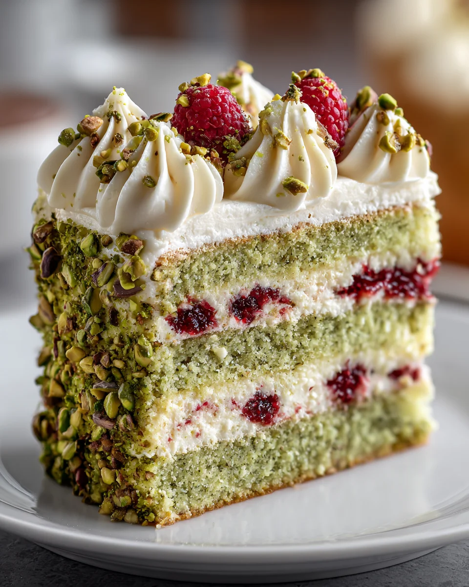Himmlisches Pistazien-Himbeer-Kuchen Rezept für Genießer