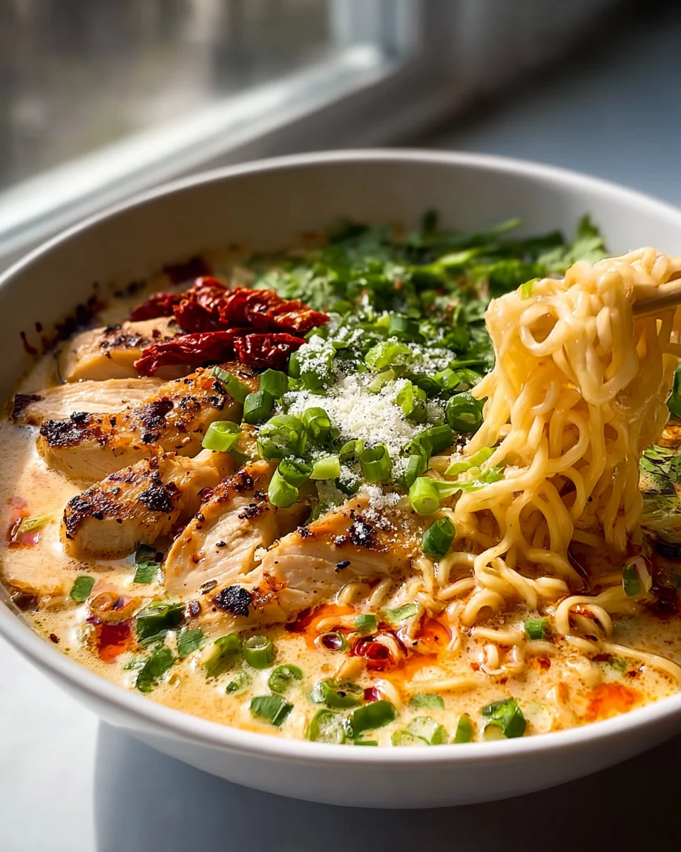 Cremiges Marry Me Chicken Ramen – Ein himmlisches Rezept!