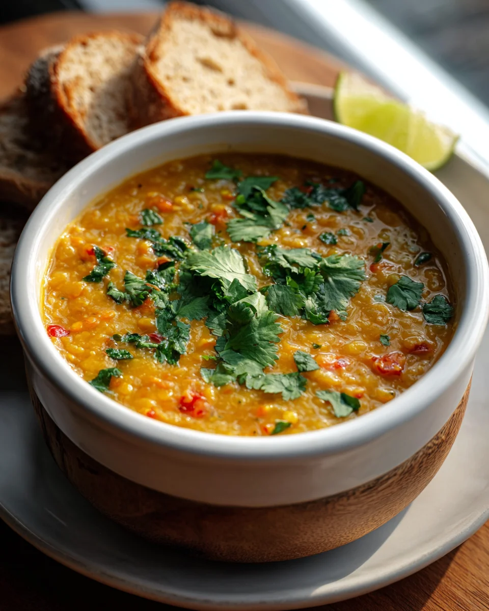 Köstliche Thai Kokos-Rote Linsen Suppe – Einfach und Gesund!