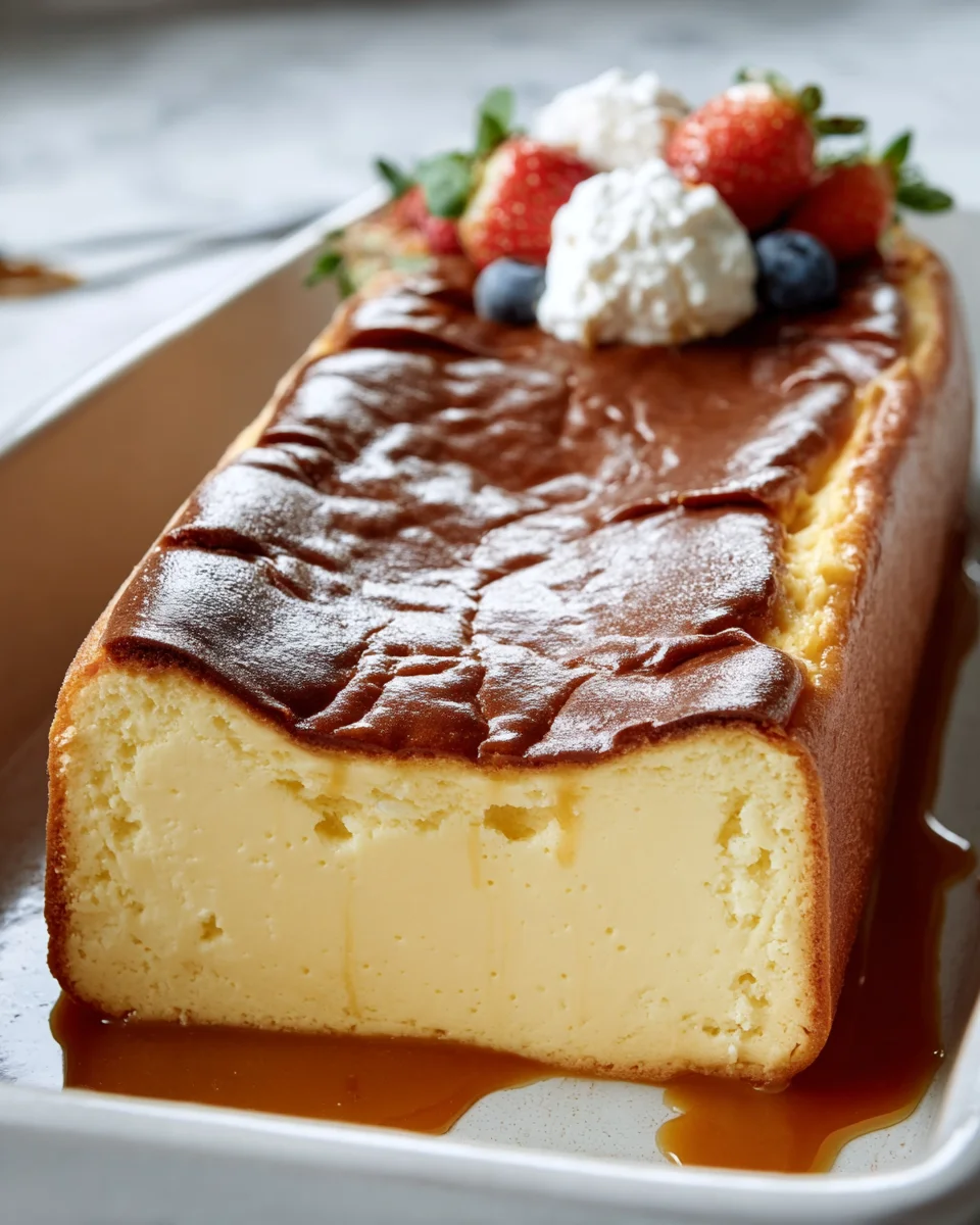 Leckeres Burnt Basque Cheesecake aus der Kastenform