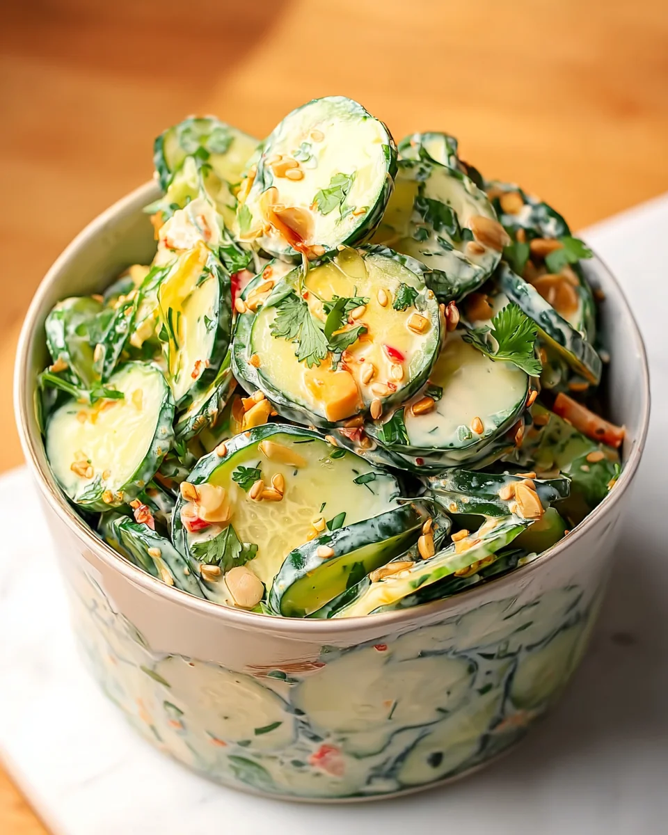 Asiatischer Gurkensalat: Erfrischend für den Sommer!