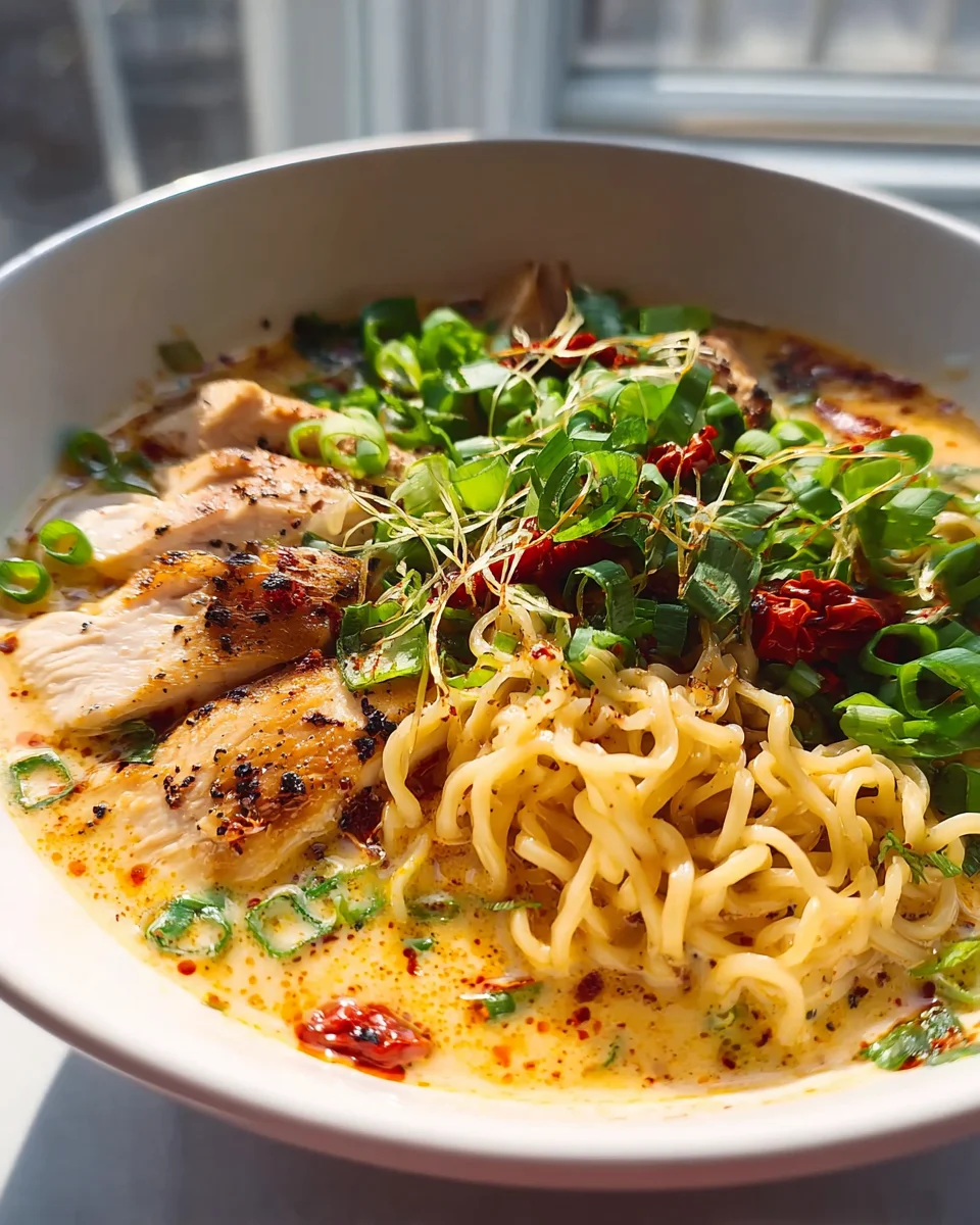Cremiges Marry Me Chicken Ramen – Ein himmlisches Rezept!