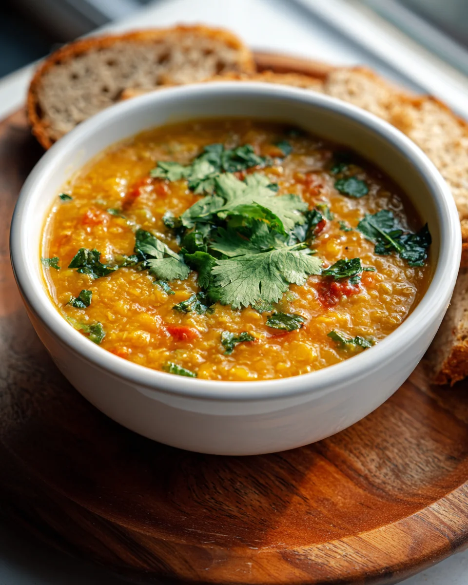 Köstliche Thai Kokos-Rote Linsen Suppe – Einfach und Gesund!