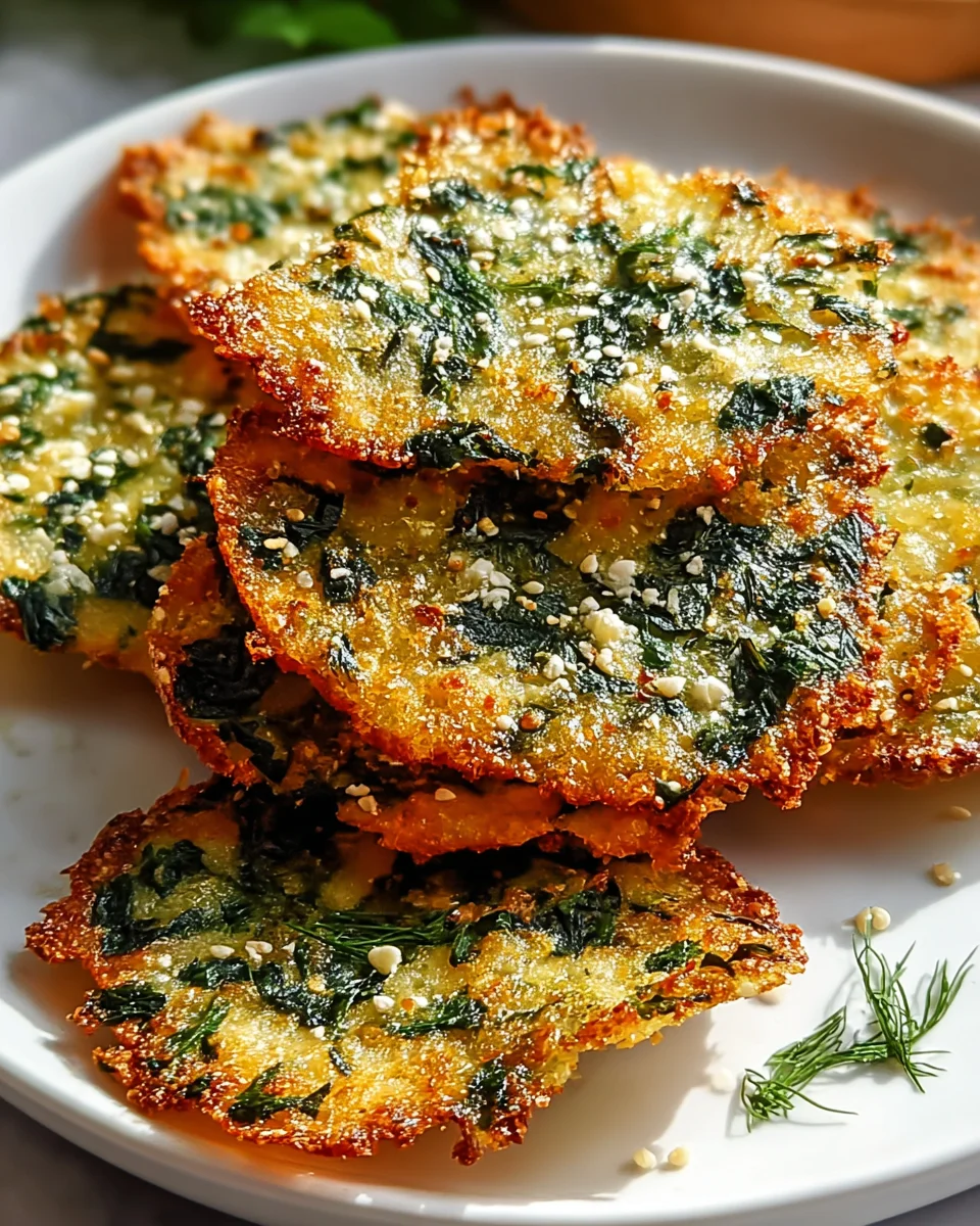 Knusprige Spinat-Feta-Crisps: Ein köstliches Snack-Rezept!