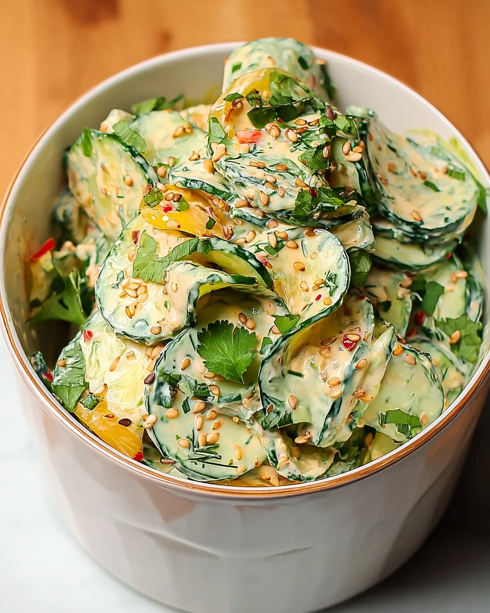 Asiatischer Gurkensalat: Erfrischend für den Sommer!