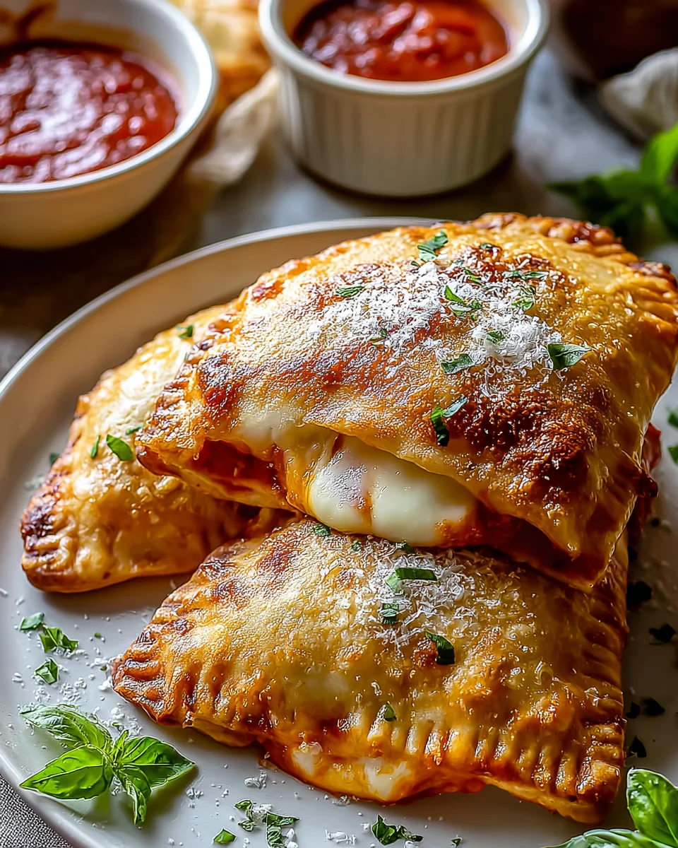 Hausgemachte einfache Käse Pizzataschen – Lecker und schnell!