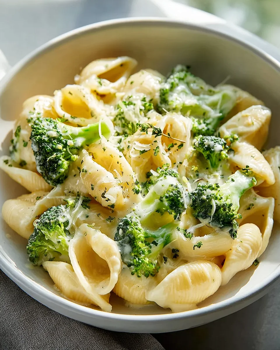 Leckere Brokkoli Nudeln mit cremiger Sahne-Sauce