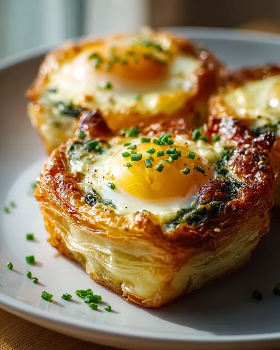 Gebackene Eier Napoleon: Köstliches einfaches Brunch Rezept