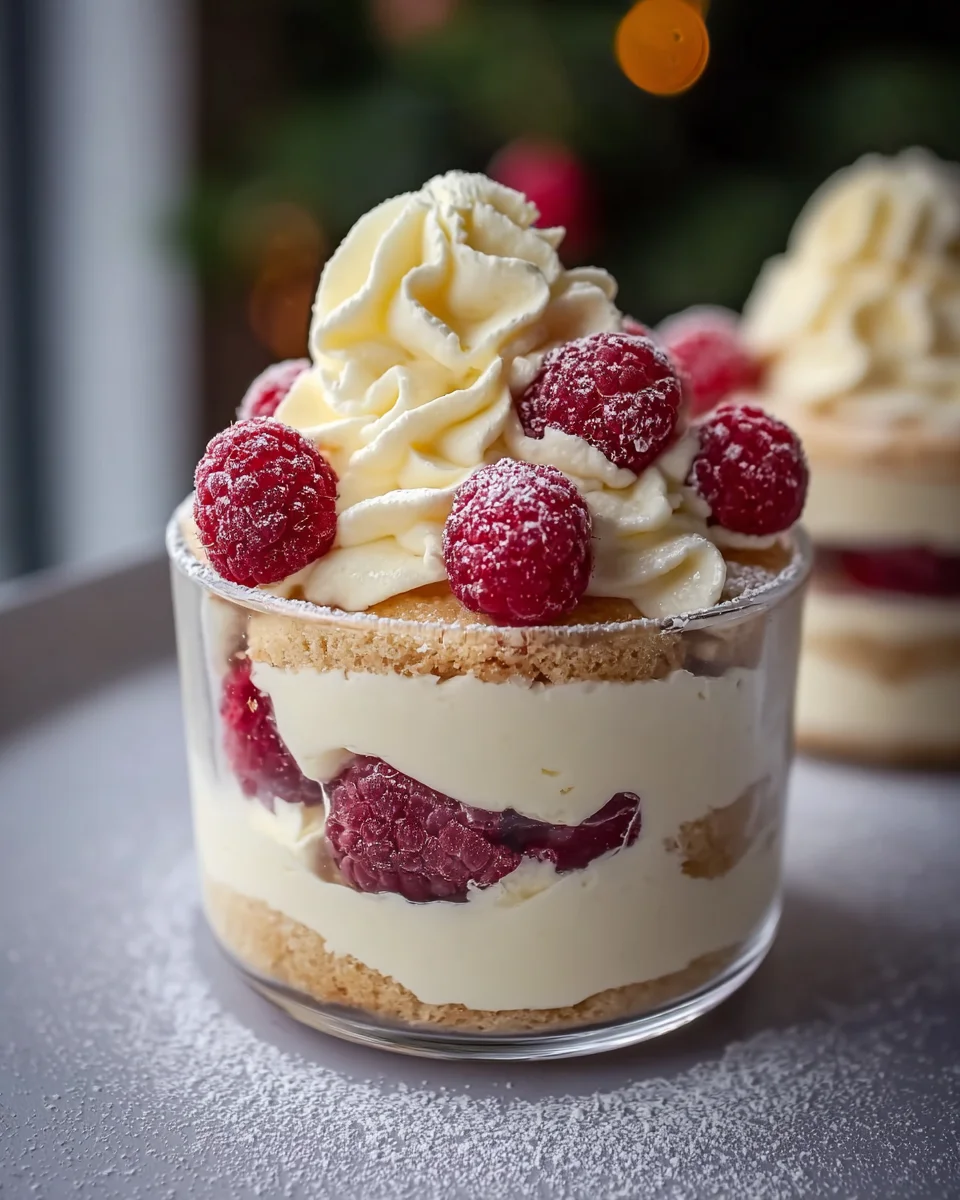 Himmlische Vanillekipferl Dessert mit nicht-alkoholischen Beeren