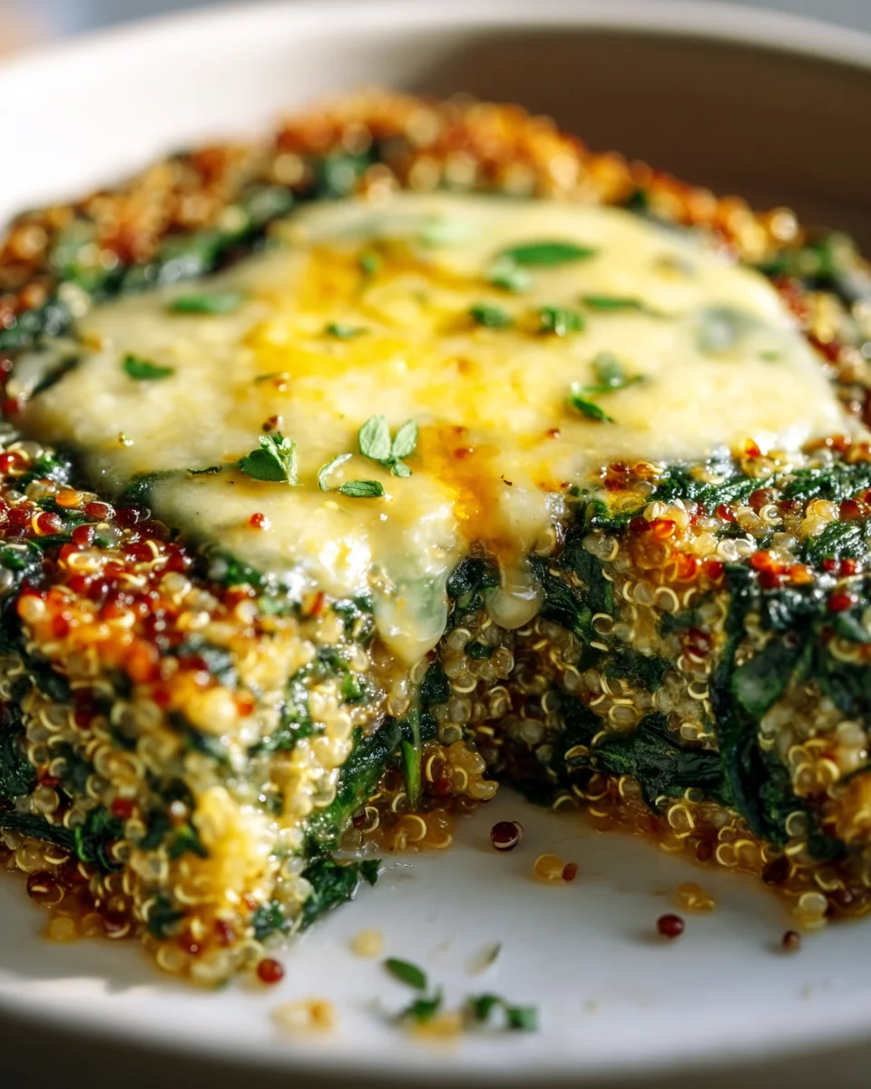 Gesunder Quinoa Linsen Spinat Auflauf – Nahrhaft & Herzhaft!