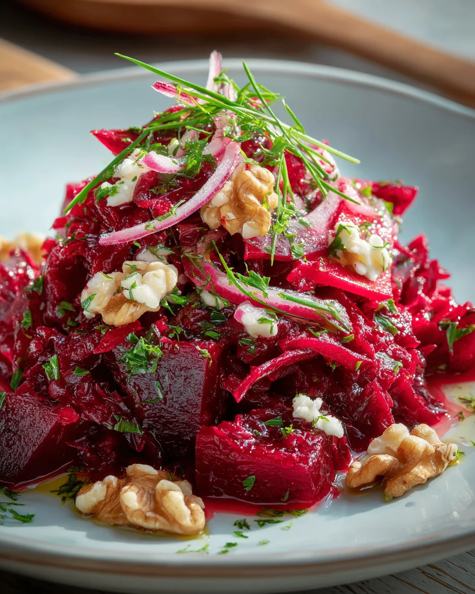 Einfach leckerer Rote Bete Salat – Gesund & Schnell zubereitet!