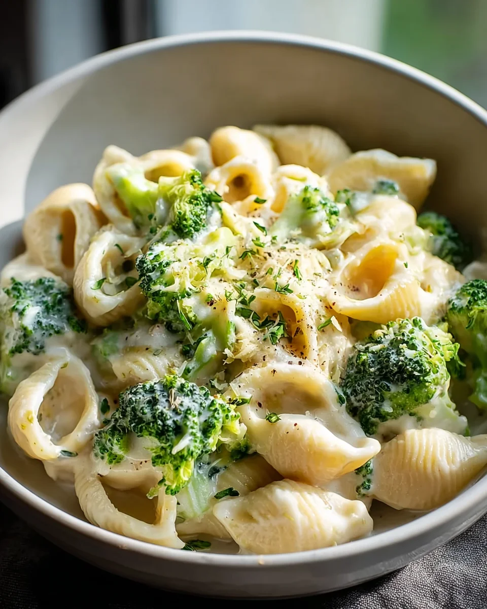 Leckere Brokkoli Nudeln mit cremiger Sahne-Sauce
