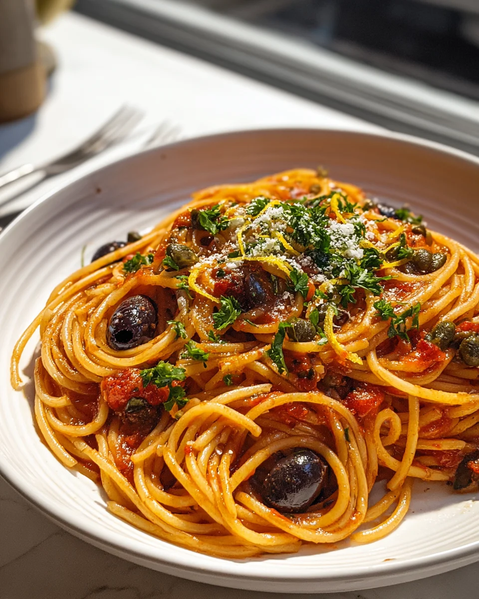 Leckere Spaghetti Puttanesca – Schnelles Rezept ohne Alkohol