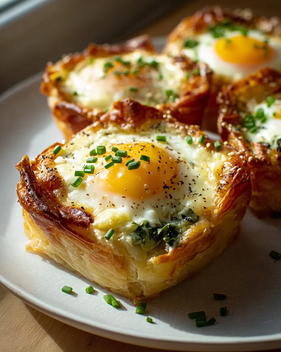 Gebackene Eier Napoleon: Köstliches einfaches Brunch Rezept