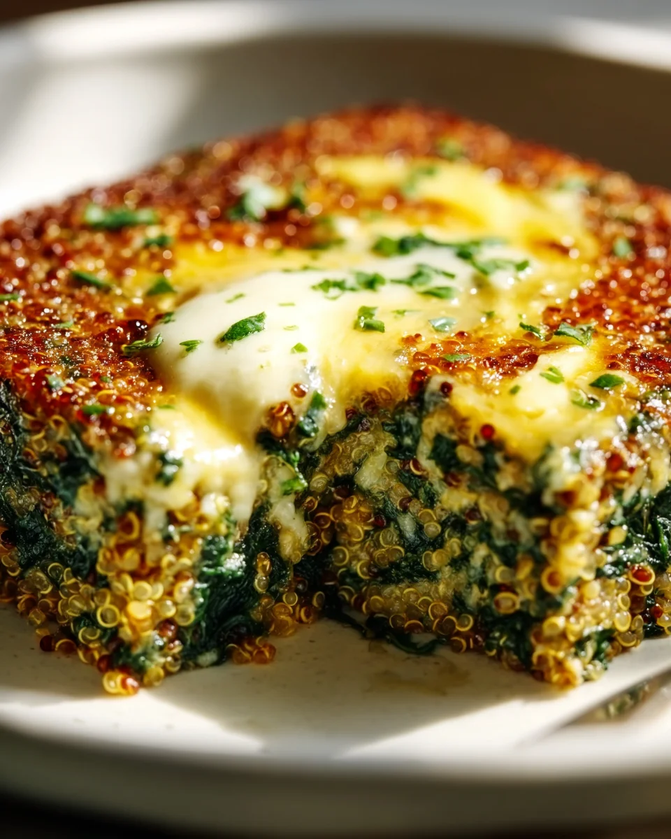 Gesunder Quinoa Linsen Spinat Auflauf – Nahrhaft & Herzhaft!