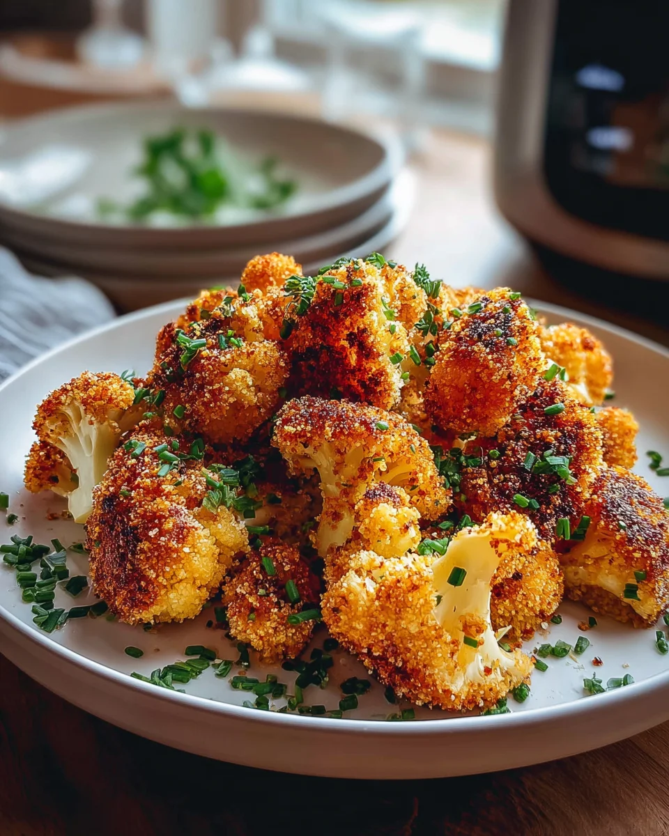 Knuspriger Blumenkohl aus dem Airfryer – Einfaches Rezept!