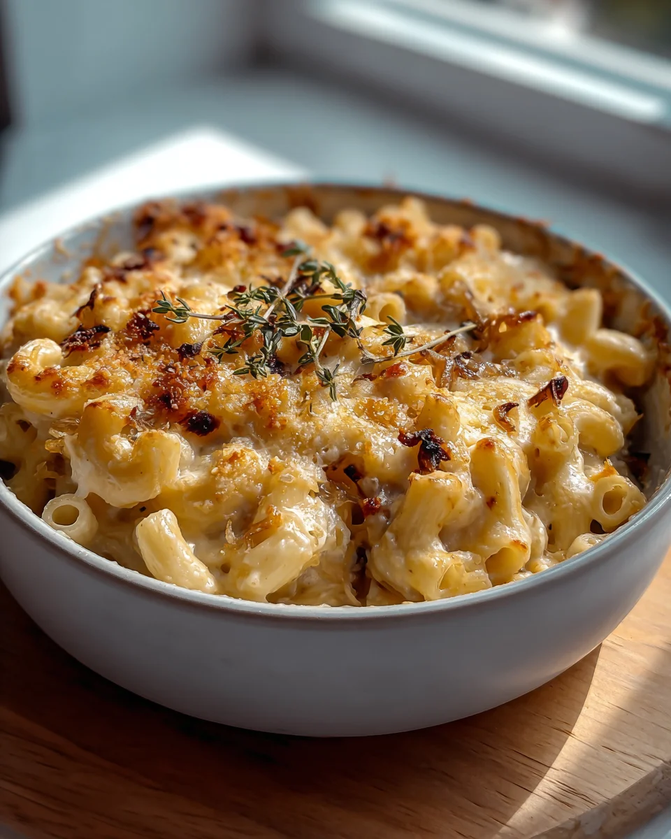 Ultimatives French Onion Soup Mac & Cheese: Einfach köstlich!