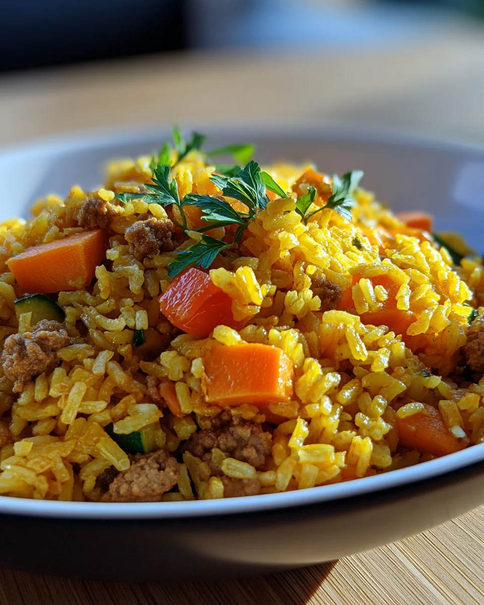 Leckeres Curryreis mit Hackfleisch: Schnelles Rezept genießen!