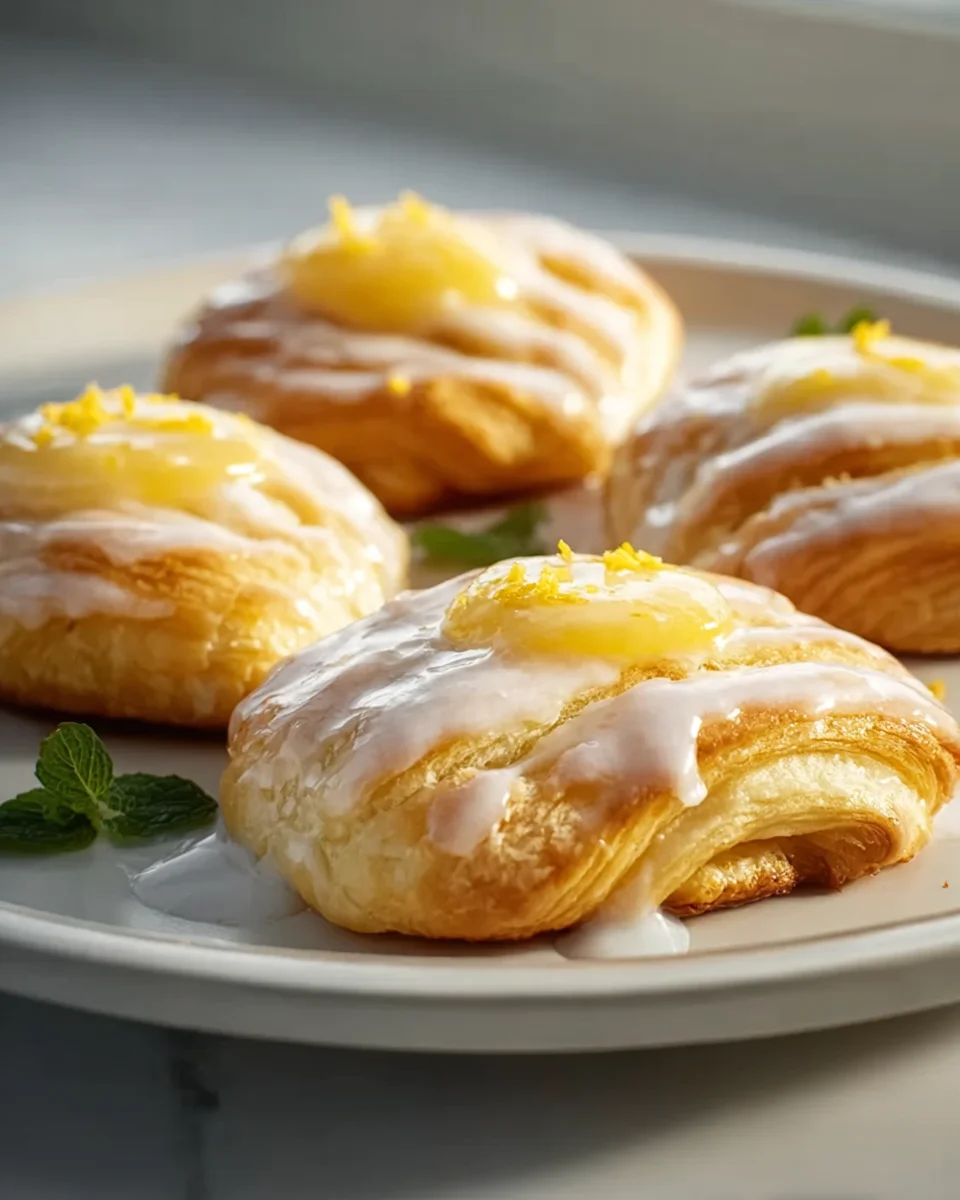Lemon Cream Cheese Crescent Danish – Frischer Genuss für Jeden!