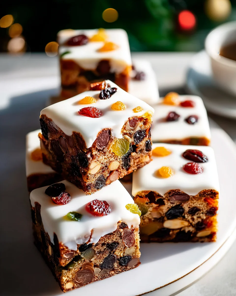 Festlicher Weihnachts-Fruchtkuchen Traybake: Ein Genuss!