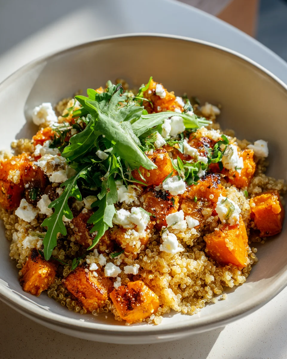 Genieße: Süßkartoffel Quinoa Bowl mit Honig, Feta – So Lecker!