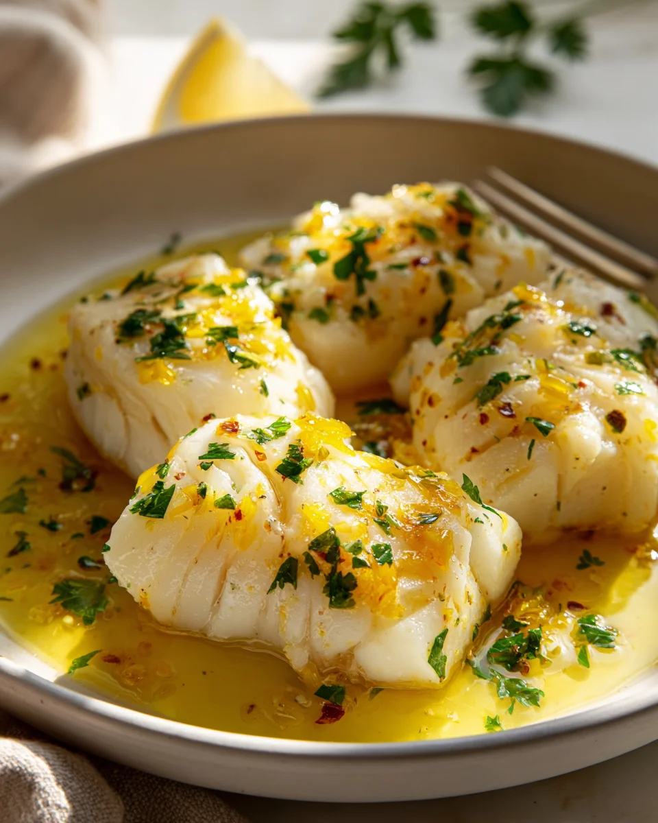 Kabeljau Zitrone-Knoblauch-Butter: Schnell, köstlich, einfach!