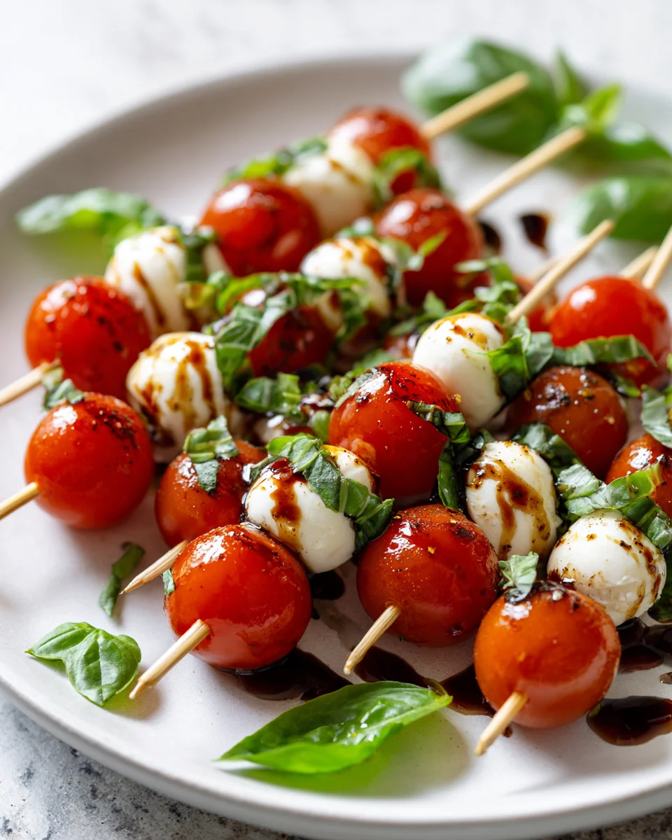 Caprese Spieße: Blitzschnell & unwiderstehlich frisch genießen