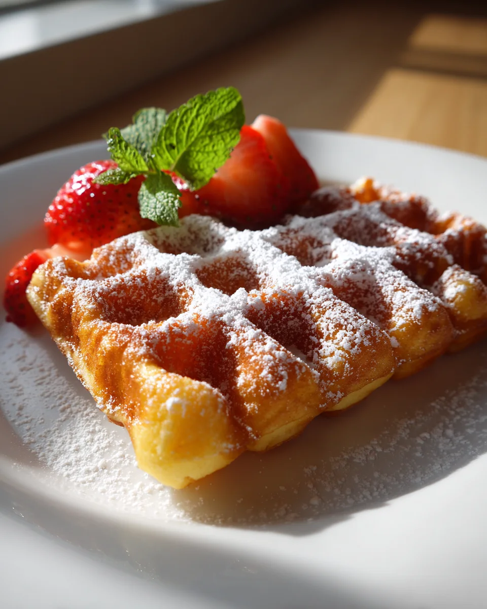 Knusprige Lütticher Zuckerwaffeln – Original belgisches Rezept