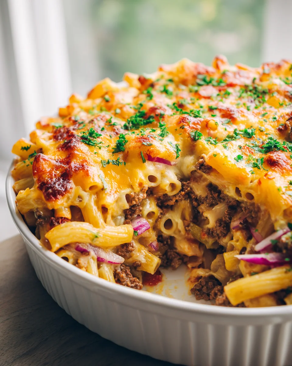 Kultiger Big Mac Nudelauflauf mit Kult Dressing-Geschmack!