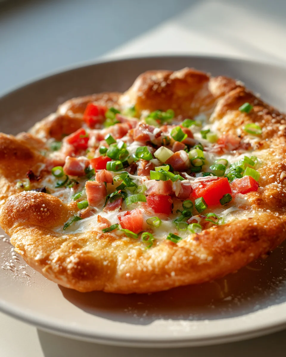 Knuspriges Langos aus der Heissluftfritteuse in Minuten!