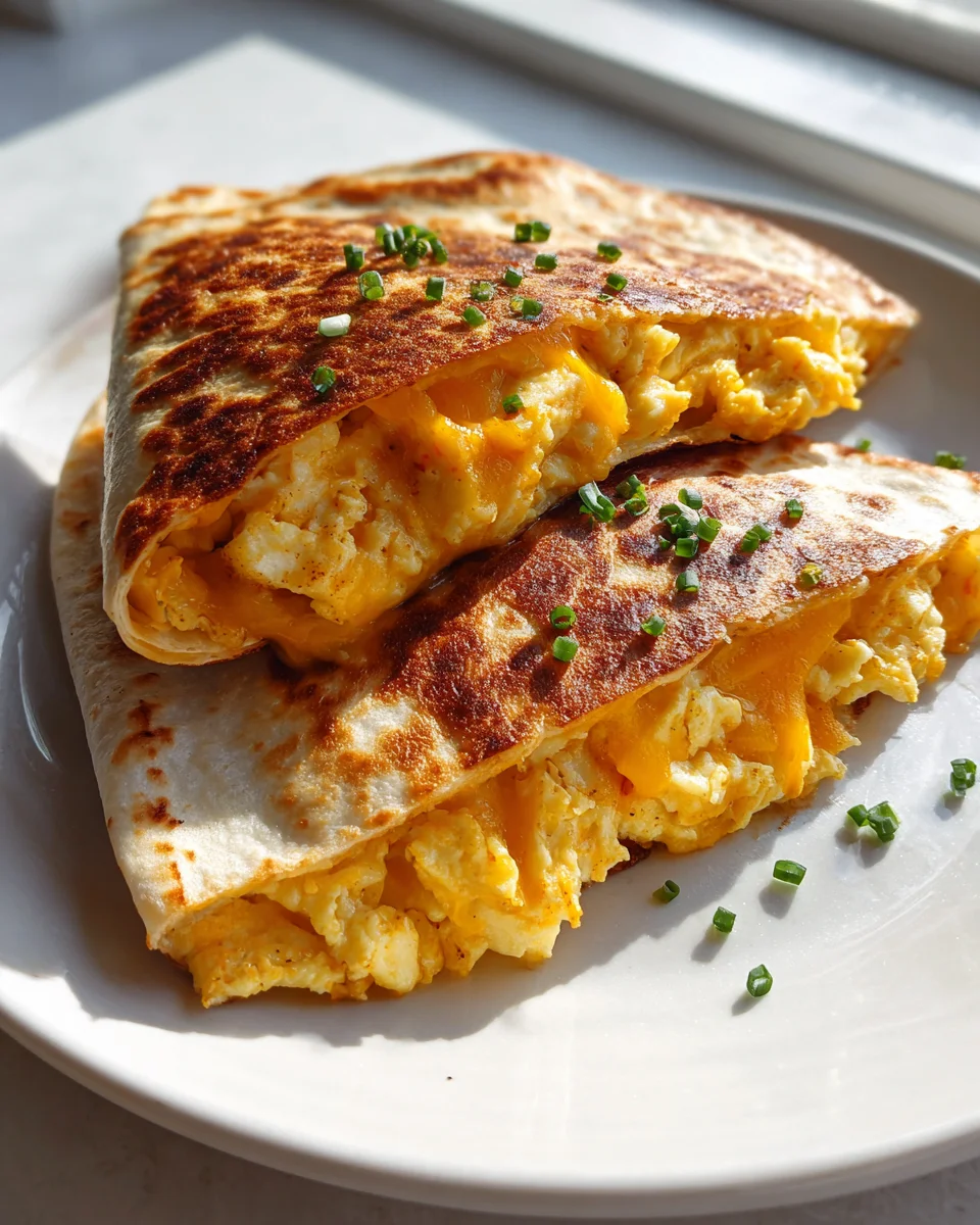 Egg & Cheese Breakfast Quesadilla Pockets: Schnell & lecker!
