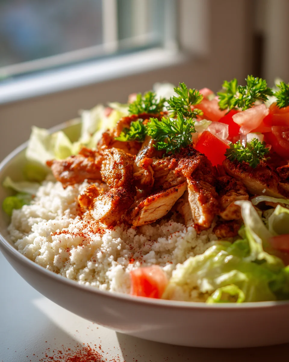Low Carb Döner Bowl mit Blumenkohlreis – Dein schlanker Genuss