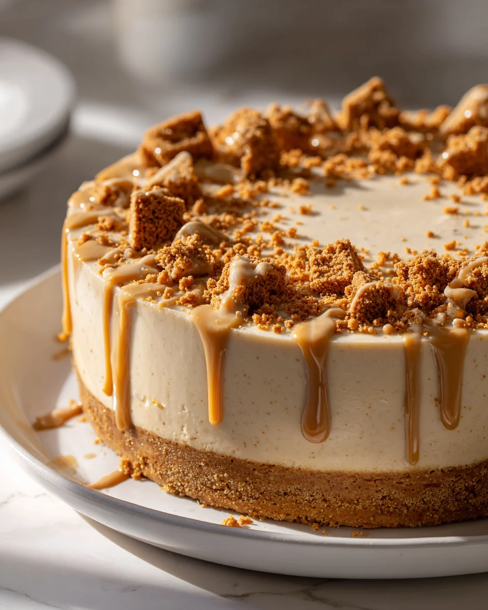 Einfacher Biscoff Cheesecake: Cremig-leckerer Genuss ohne Backen!