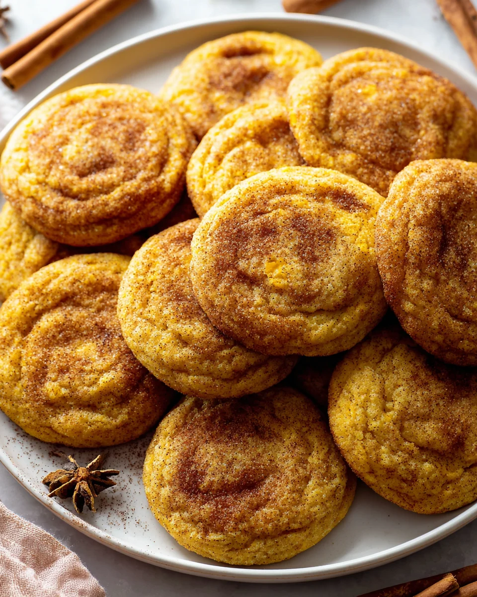 Köstliche Kürbis-Snickerdoodle Cookies – Dein Herbst-Rezept!
